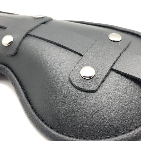 Masque en cuir rembourré BLING UP Noir