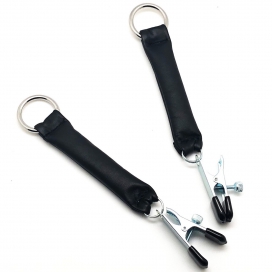 Pince à seins avec poids en cuir 80g X 2 - 2 pièces 2
