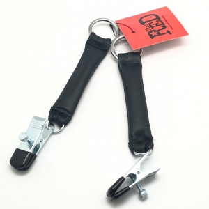 Pince à seins avec poids en cuir 80g X 2 - 2 pièces