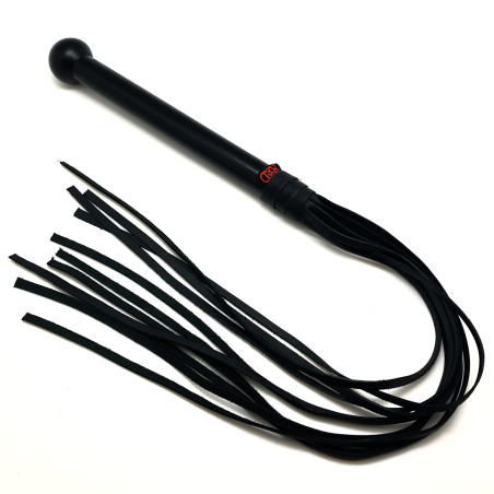 Martinet Lanières Cuir avec Manche en Bois 75 cm