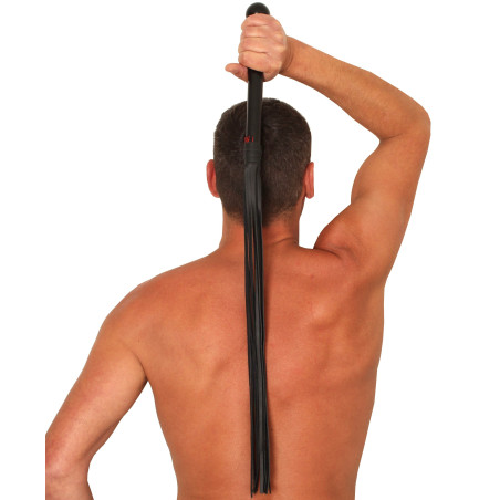Martinet Lanières Cuir avec Manche en Bois 75 cm
