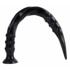 Gode long POINTED TWIST L 65 x 5 cm Noir 2