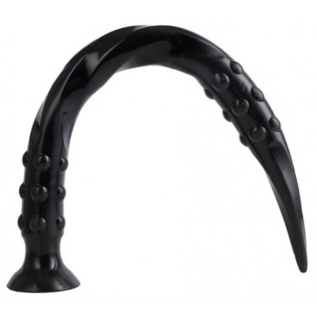 Gode long POINTED TWIST S 40 x 3 Noir