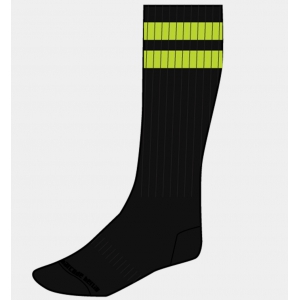 Chaussettes GYM SOCKS Noir-Vert fluo