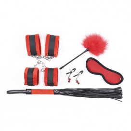 Kit Bondage 5 Pièces Rouge 2