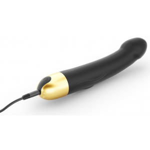 Gode vibrant REAL VIBRATION M 18 x 3.7 cm Noir