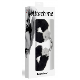 Menottes Fourrure noires ATTACH ME 2