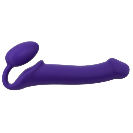 Gode + Plug STRAP-ON-ME Bendable L 16 x 3.7 cm Violet