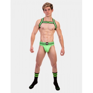 Chaussettes GYM SOCKS Noir-Vert fluo