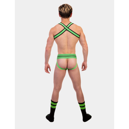 Chaussettes GYM SOCKS Noir-Vert fluo
