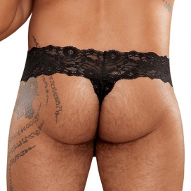 Micro Thong SCANDAL LACE Noir 2