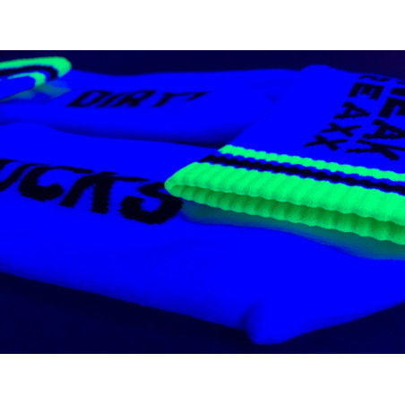 Chaussettes DIRTY Blanc-Vert