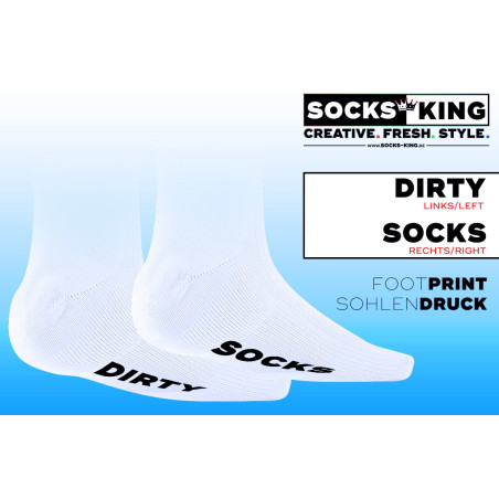 Chaussettes DIRTY Blanc-Vert