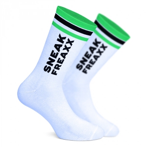 Chaussettes DIRTY Blanc-Vert