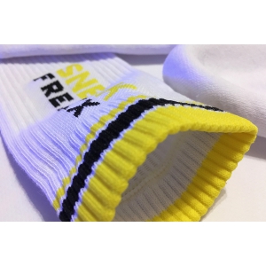 Chaussettes STINKY SOXX Blanc-Jaune