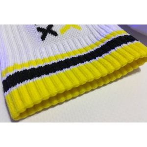 Chaussettes STINKY SOXX Blanc-Jaune