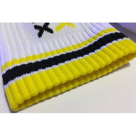 Chaussettes STINKY SOXX Blanc-Jaune