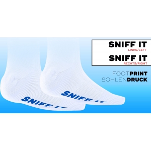 Chaussettes SNIFF IT 2 Blanc-Orange-Bleu