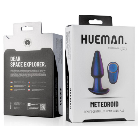 Plug vibrant Silicone METEOROID Hueman 11 x 4.5cm