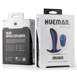 Stimulateur de prostate Vibrant URANUS Hueman 10.5 x 3.2cm