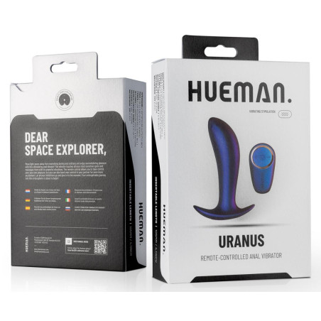Stimulateur de prostate Vibrant URANUS Hueman 10.5 x 3.2cm