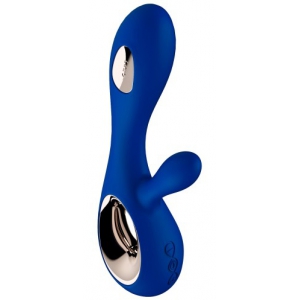 Vibromasseur SORAYA WAVE 22 x 3.8 cm Bleu nuit