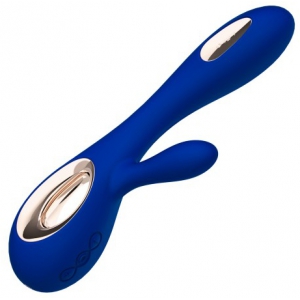 Vibromasseur SORAYA WAVE 22 x 3.8 cm Bleu nuit