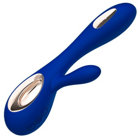 Vibromasseur SORAYA WAVE 22 x 3.8 cm Bleu nuit