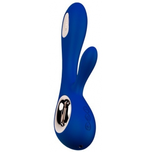 Vibromasseur SORAYA WAVE 22 x 3.8 cm Bleu nuit