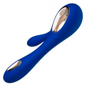 Vibromasseur SORAYA WAVE 22 x 3.8 cm Bleu nuit
