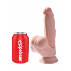 Gode réaliste 3D COCK SWINGING BALLS 15 x 4 cm