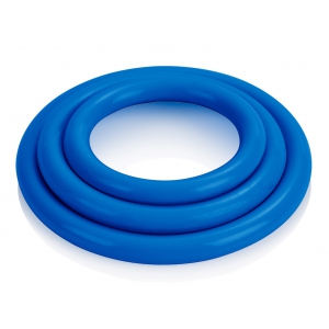 Tri-Rings Cockrings en silicone Bleus