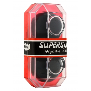 Boules anales DUO ORGASMUS Noires de 3.3 cm