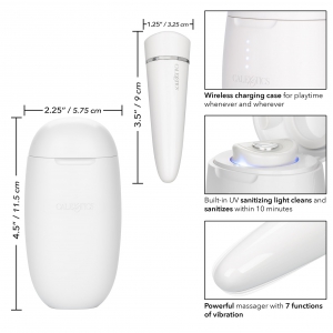 Stimulateur de clitoris MY POD 7.5 x 2.5cm Blanc