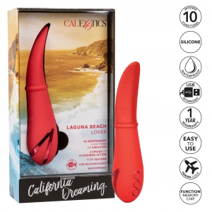 Stimulateur de clitoris LAGUNA BEACH 18cm  Rouge