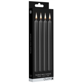 Lot de 4 Bougies SM TEASING WAX Noire 2