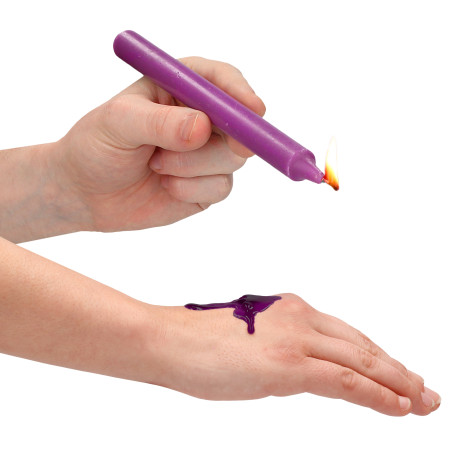 Lot de 4 Bougies SM TEASING WAX Multicolore