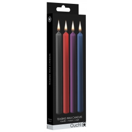 Lot de 4 Bougies SM TEASING WAX Multicolore 2