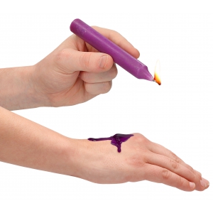 Lot de 4 Mini bougies SM WAX Multicolore