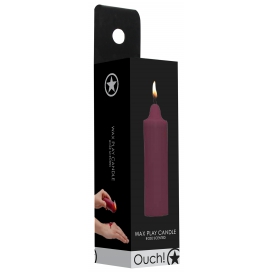 Bougie SM WAX parfum Rose 12cm 2