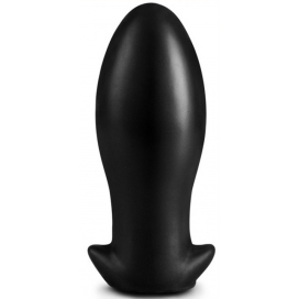 Plug Silicone SAURUS EGG L 14 x 6.3cm Noir 2