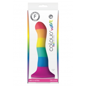 Dildo Rainbow aux couleus Gay de 16 x 3.8 cm