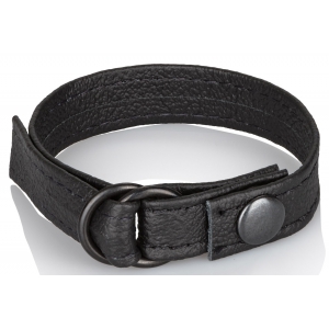 Cockring en cuir ajustable CINCH Noir