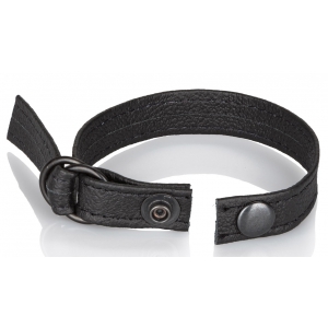Cockring en cuir ajustable CINCH Noir