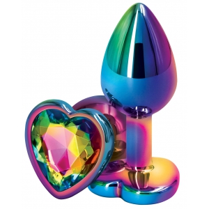 Bijou anal Alu HEART RAINBOW S 6 x 2.7cm