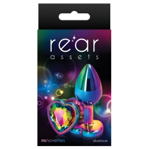 Bijou anal Alu HEART RAINBOW S 6 x 2.7cm