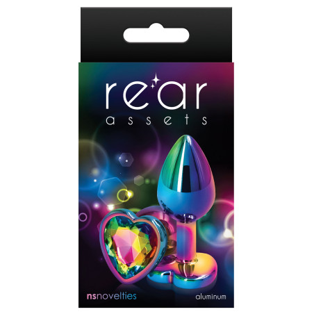 Bijou anal Alu HEART RAINBOW S 6 x 2.7cm