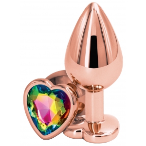 Bijou anal Alu HEART ROSE M 7 x 3.5cm