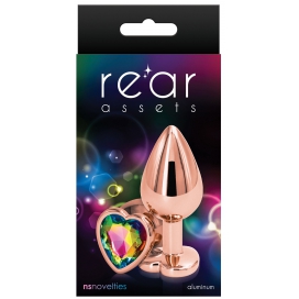 Bijou anal Alu HEART ROSE M 7 x 3.5cm 2