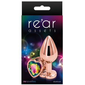 Bijou anal Alu HEART ROSE M 7 x 3.5cm